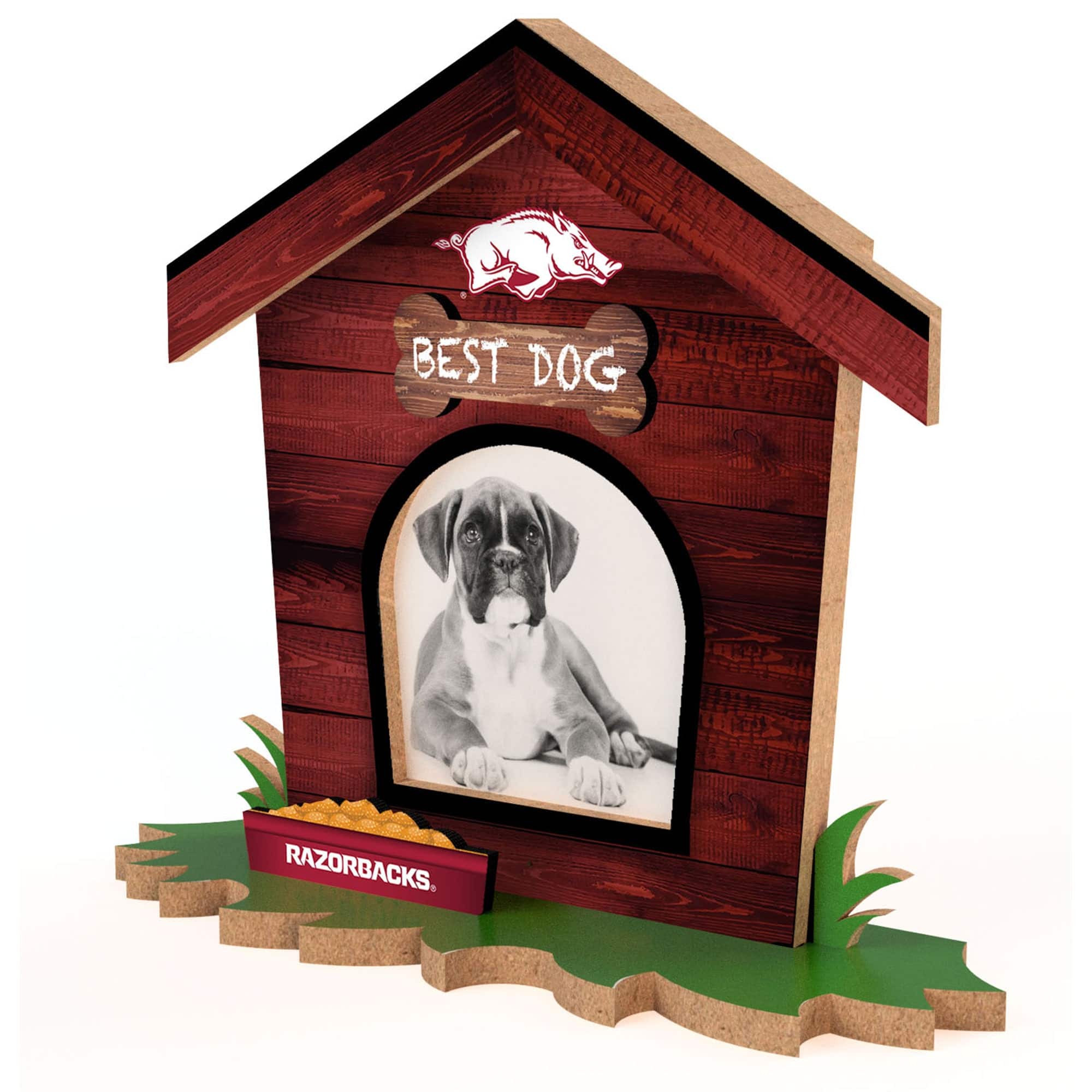 Fan Creations - Arkansas Razorbacks Dog House Photo Frame - Multicolor price history on PriceWatchPro