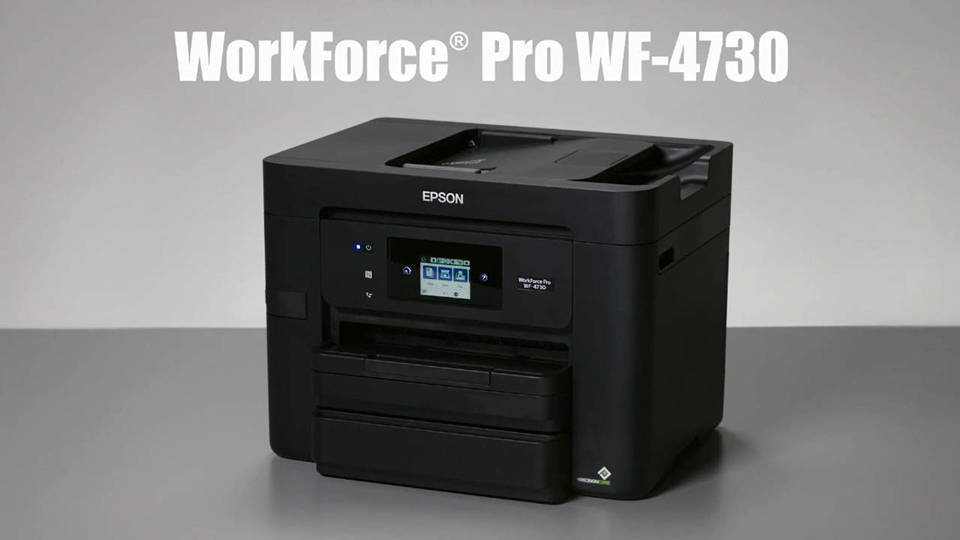 Epson Workforce Pro Wf 4730 Wireless All In One Inkjet Printer Black C11cg01201 Best Buy