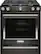 Front. KitchenAid - 5.8 Cu. Ft. Slide-In Gas Convection Range - Black Stainless Steel.