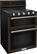 Angle. KitchenAid - 6.0 Cu. Ft. Self-Cleaning Freestanding Double Oven Gas Convection Range - Black Stainless Steel with Printshield Finish.