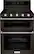 Front. KitchenAid - 6.0 Cu. Ft. Self-Cleaning Freestanding Double Oven Gas Convection Range - Black Stainless Steel with Printshield Finish.