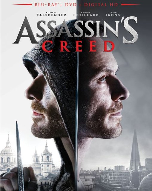Front Standard. Assassin's Creed [Includes Digital Copy] [Blu-ray/DVD] [2016].