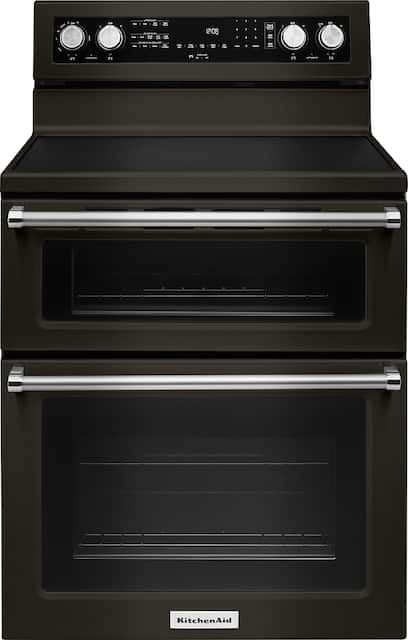 KitchenAid® 30 Stainless Steel Free Standing Electric Double Oven Range