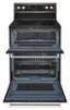 Alt View 12. KitchenAid - 6.7 Cu. Ft. Self-Cleaning Freestanding Double Oven Electric Convection Range - Black Stainless Steel.