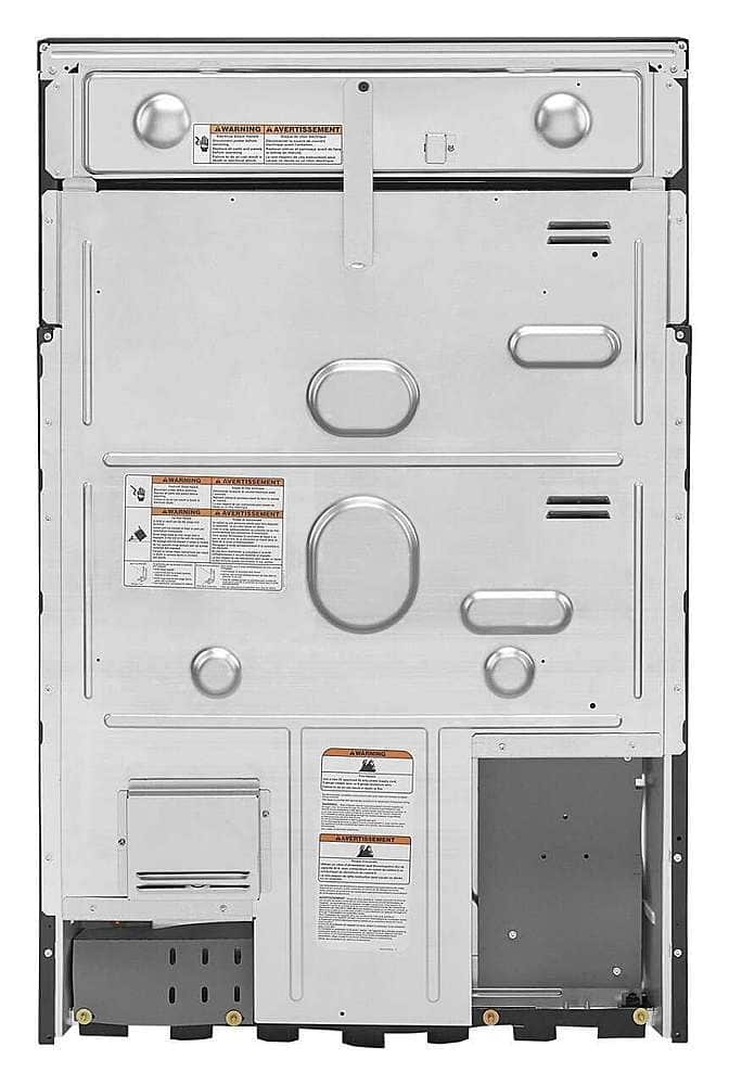 Alt View 14. KitchenAid - 6.7 Cu. Ft. Self-Cleaning Freestanding Double Oven Electric Convection Range - Black Stainless Steel.