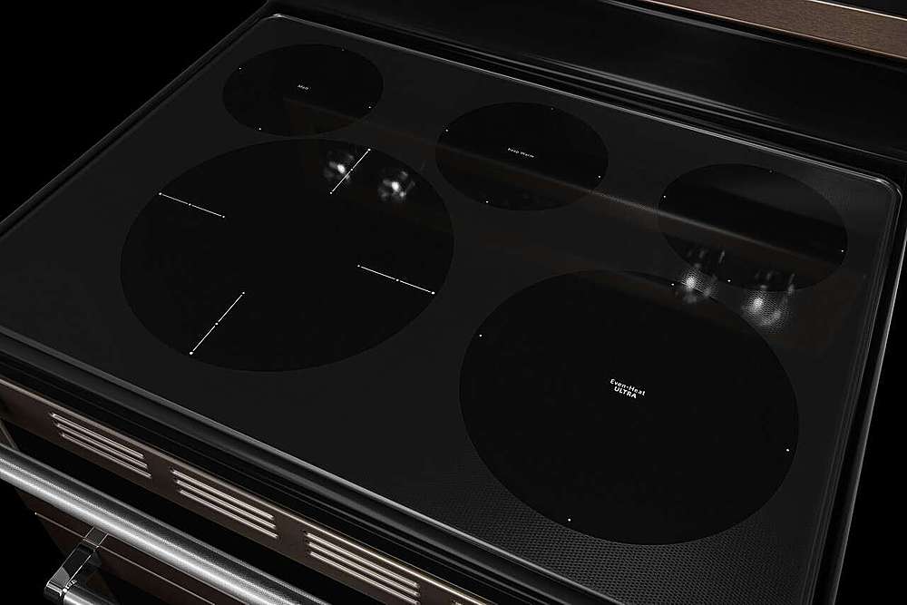 Alt View 15. KitchenAid - 6.7 Cu. Ft. Self-Cleaning Freestanding Double Oven Electric Convection Range - Black Stainless Steel.