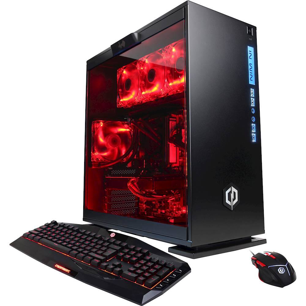 Best Buy CyberPowerPC Desktop Intel Core i7 7700K 16GB Memory