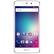 Front. BLU - Grand M with 8GB Memory Cell Phone (Unlocked) - Silver.