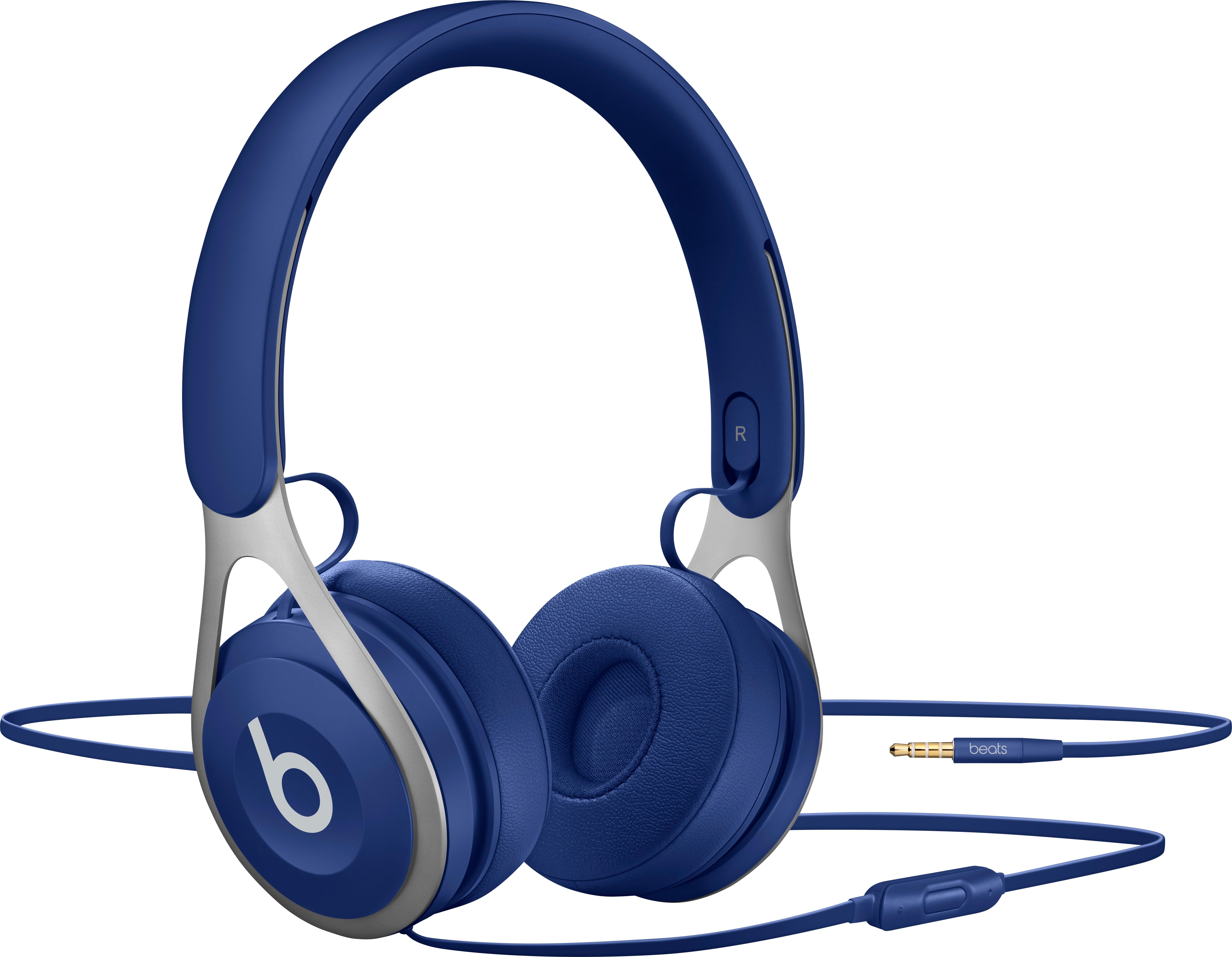 Angle View: Beats by Dr. Dre - Geek Squad Certified Refurbished Beats EP Headphones - Blue