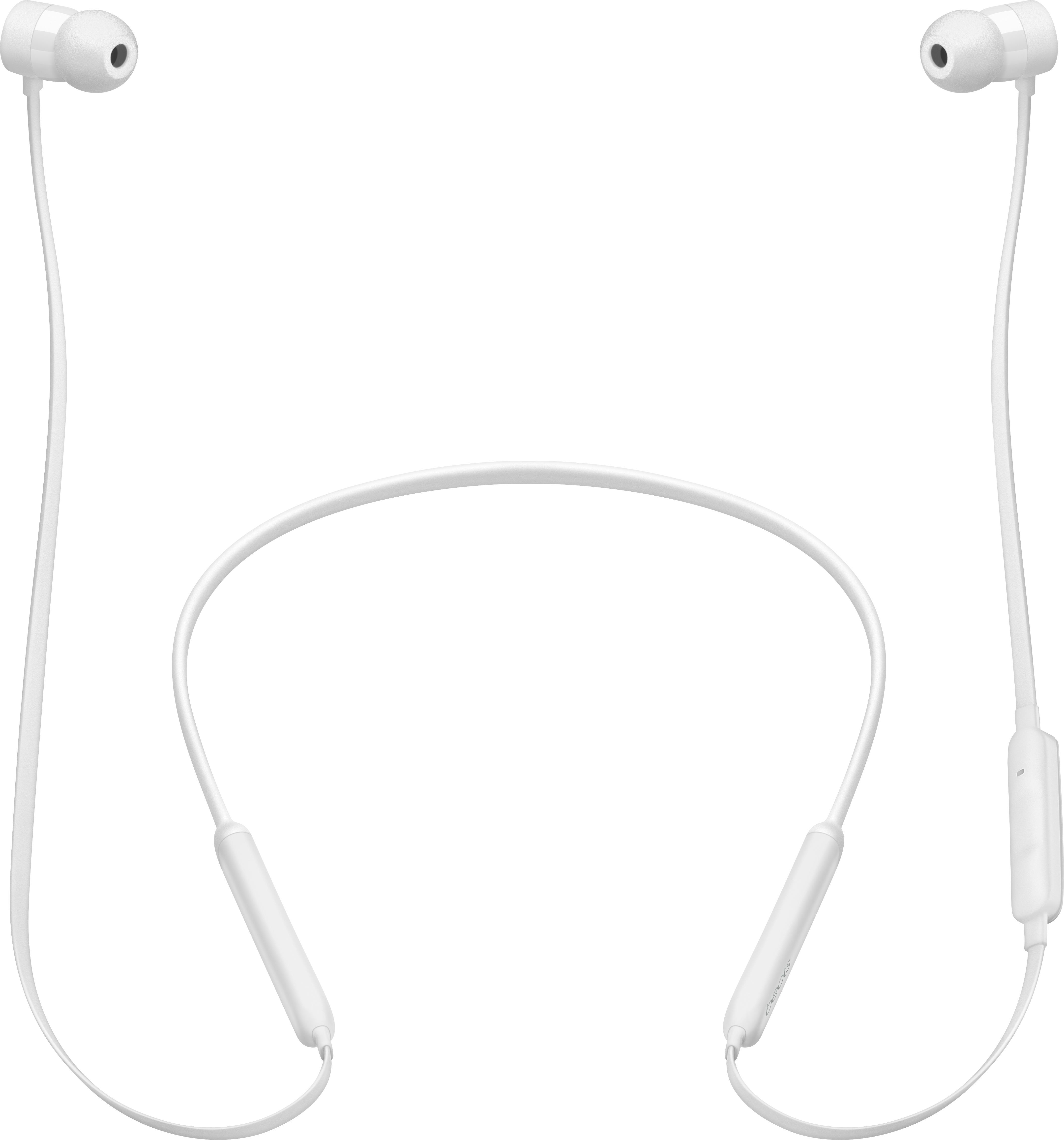 Angle View: Beats by Dr. Dre - Geek Squad Certified Refurbished BeatsX Earphones - White