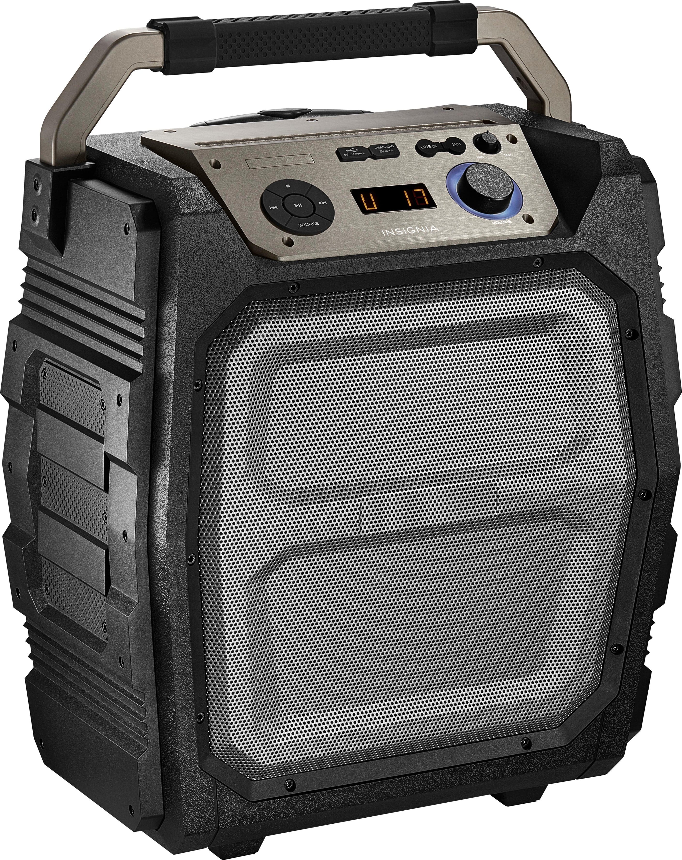 Best Buy Insignia™ 8" Powered Wireless 2Way Speaker (Each) Gray/Black