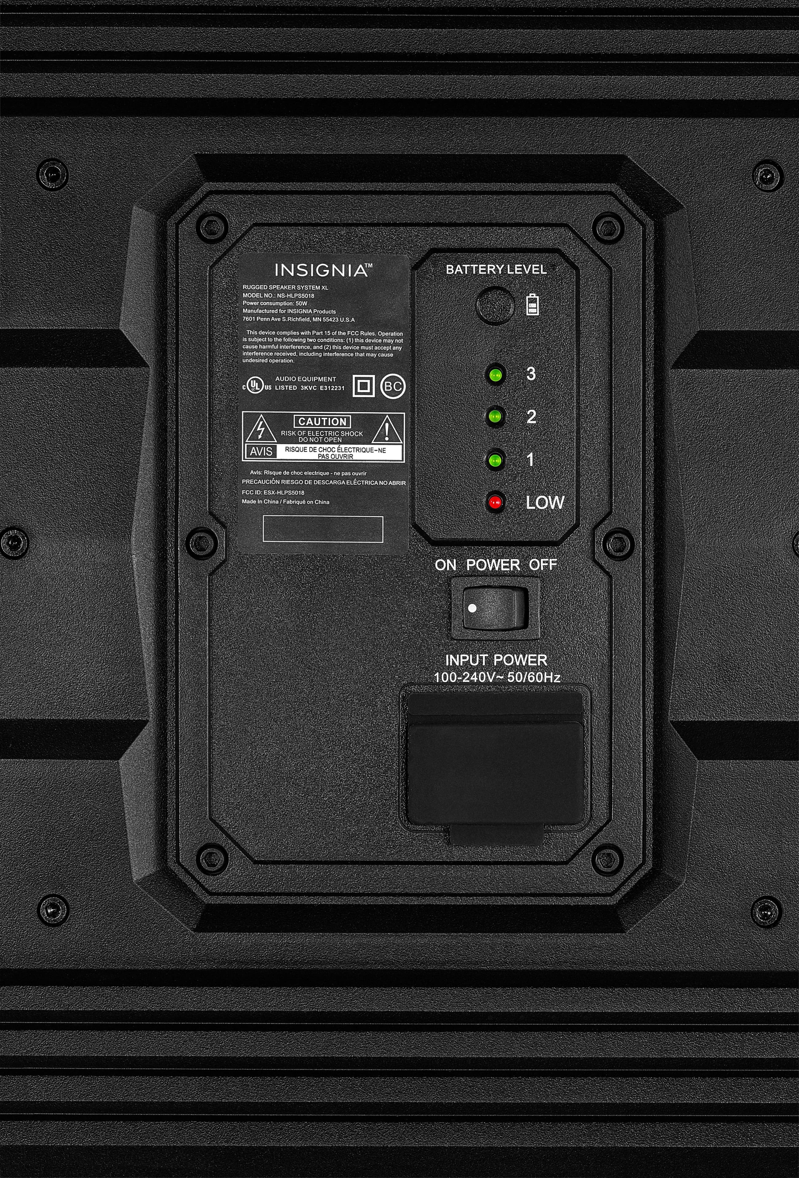 Best Buy Insignia™ 8" Powered Wireless 2Way Speaker (Each) Gray/Black