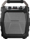 Front Zoom. Insignia™ - 6-1/2" Powered Wireless 2-Way Speaker (Each) - Gray/black.