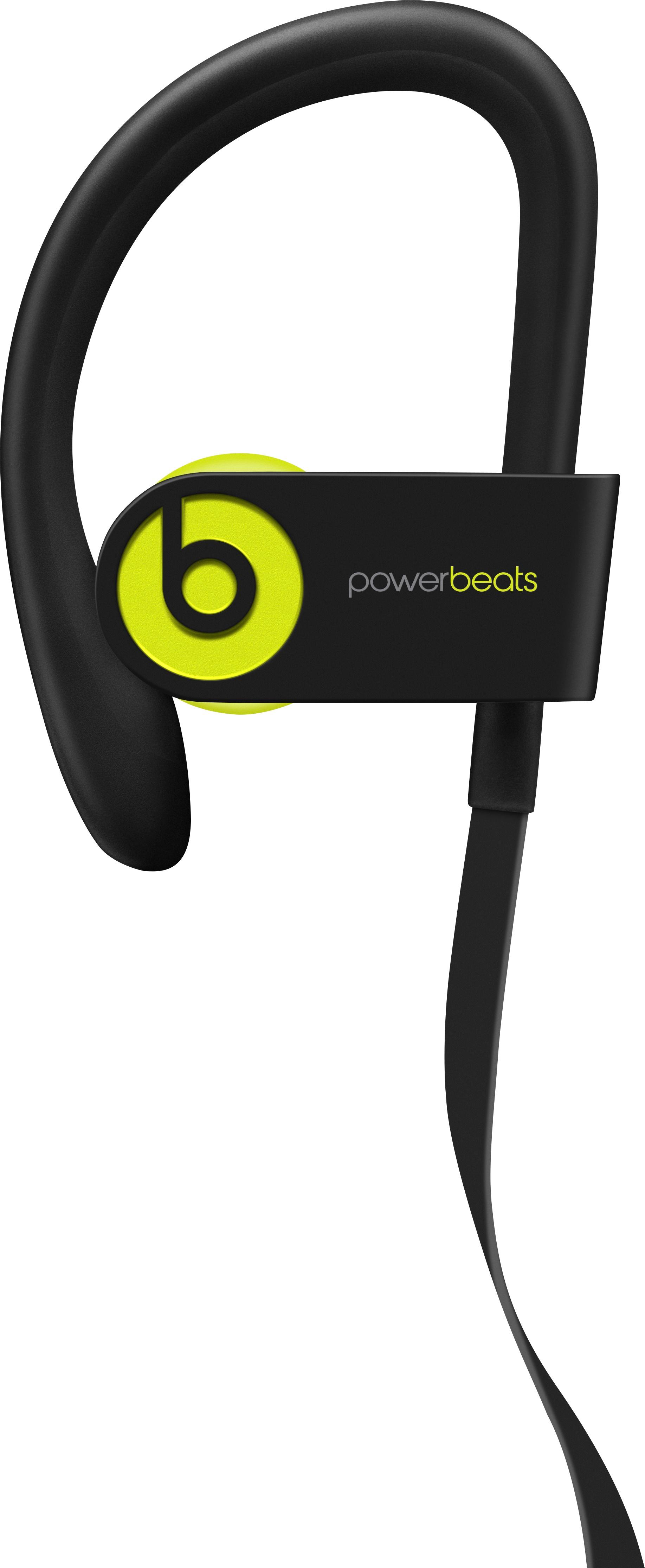 Beats by Dr. Dre - Geek Squad Certified Refurbished Powerbeats³ Wireless - Shock Yellow