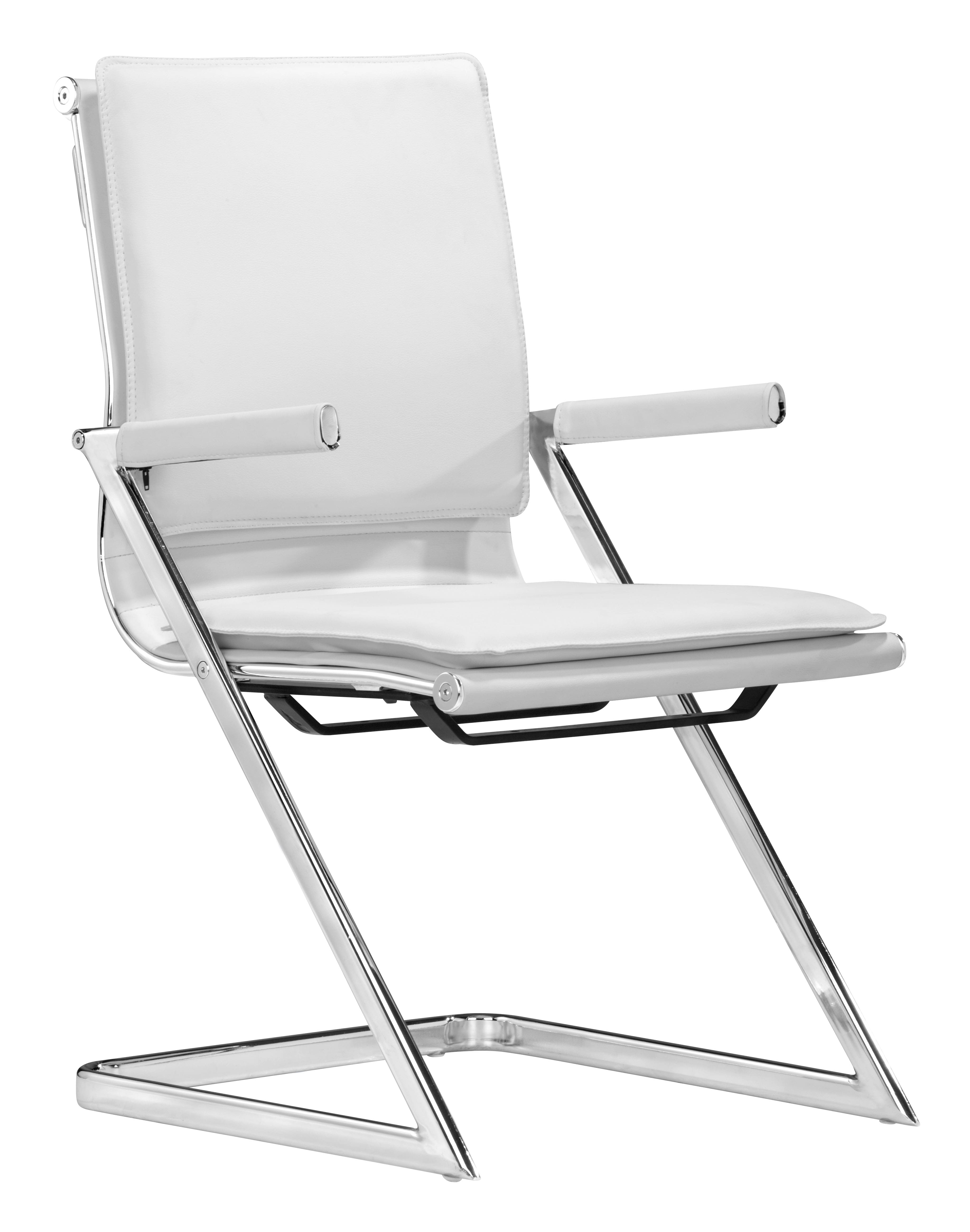 Hivvago - Lider Plus Conference Chair (Set of 2) - White