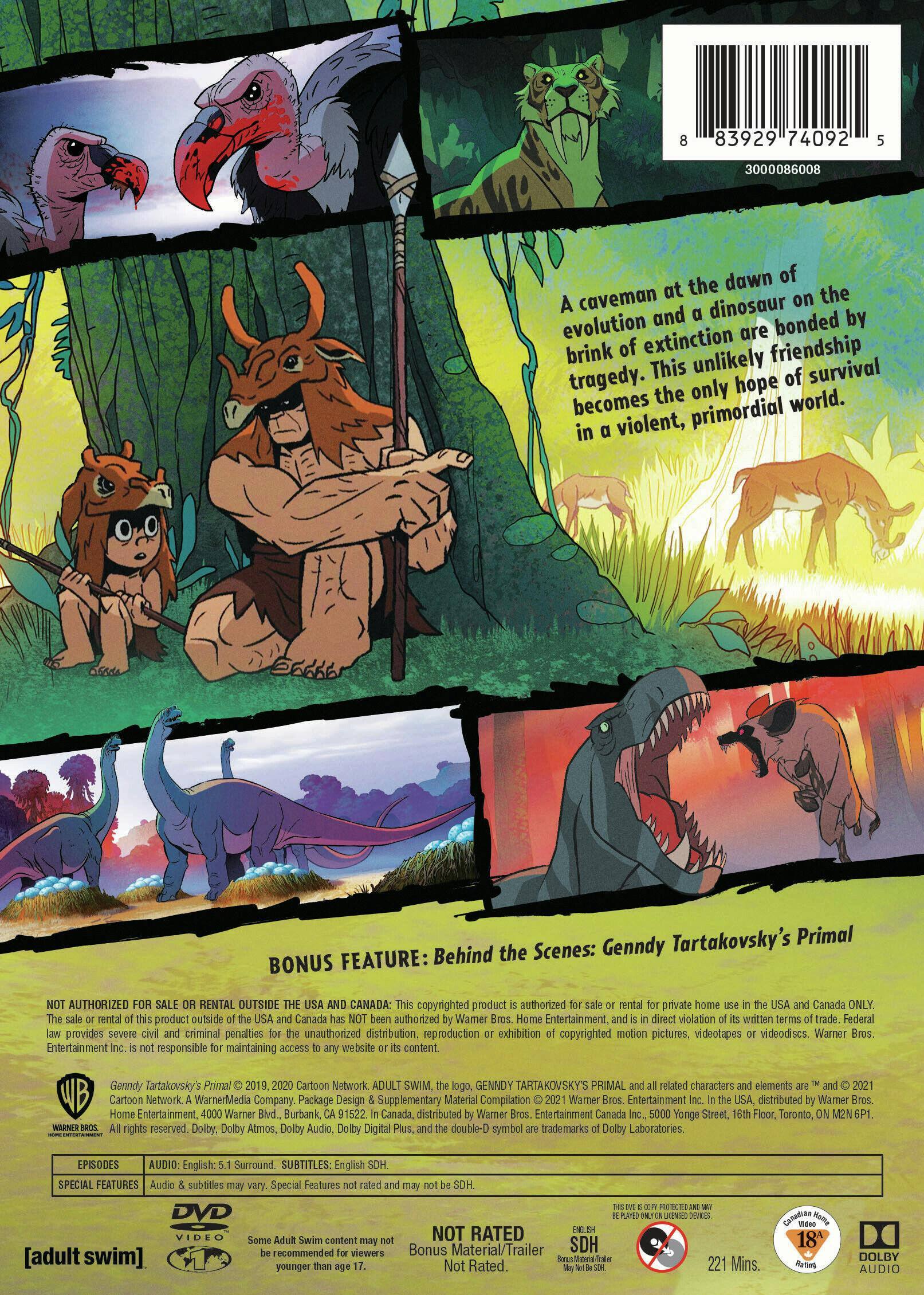 Angle. Genndy Tartakovsky's Primal: The Complete First Season [DVD].