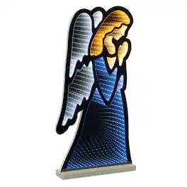 BreeBe - Holiday Angel Ekko Light Display 24.5" - Blue, Yellow, White