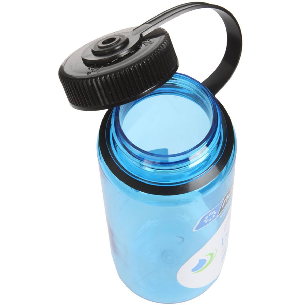 Alt View 1. Nalgene - Nalgene Tritan Wide Mouth Water Bottle - 16 oz. - Slate Blue/Black - Slate Blue/Black.