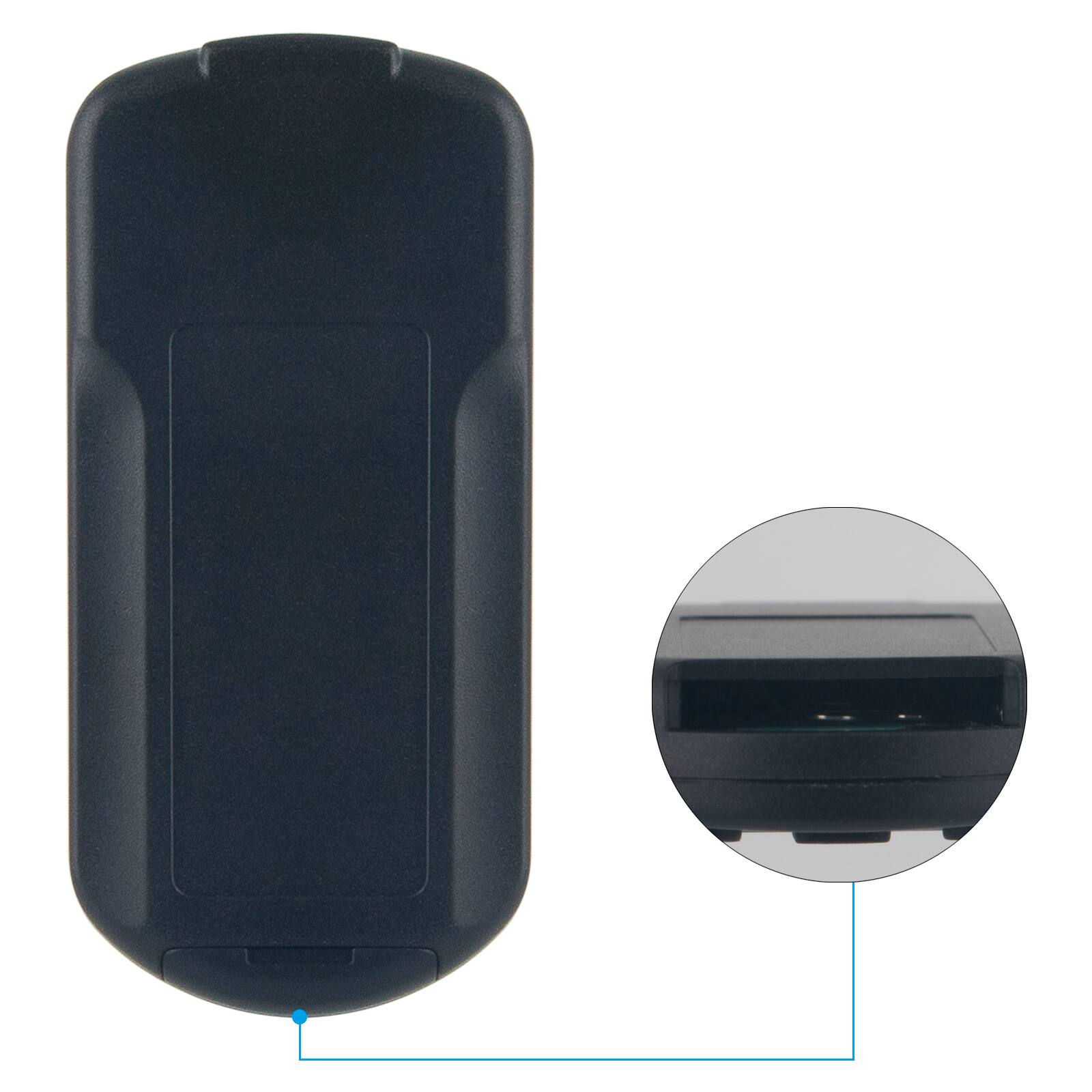 Back. ALLIMITY - Replacement Remote Control RM-RK258, Fit for Sony DVD recorder KW-V21BT KWV21BT KWV12 KW-M25T KW-V11 KW-V12 KWM25T - Black.