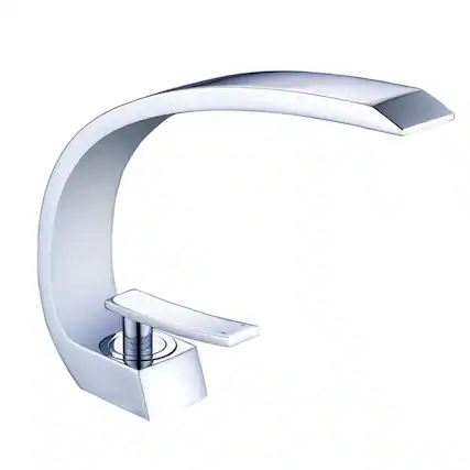 Front. Boyel Living - Silver Bathroom Faucet Single Handle Sprayer Lead Free Rust Resistant - Silver.