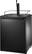 Front. Insignia™ - 5.6 Cu. Ft. Single Tap Beverage Cooler & Kegerator - Matte Black.