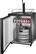 Alt View 11. Insignia™ - 5.6 Cu. Ft. Single Tap Beverage Cooler & Kegerator - Matte Black.