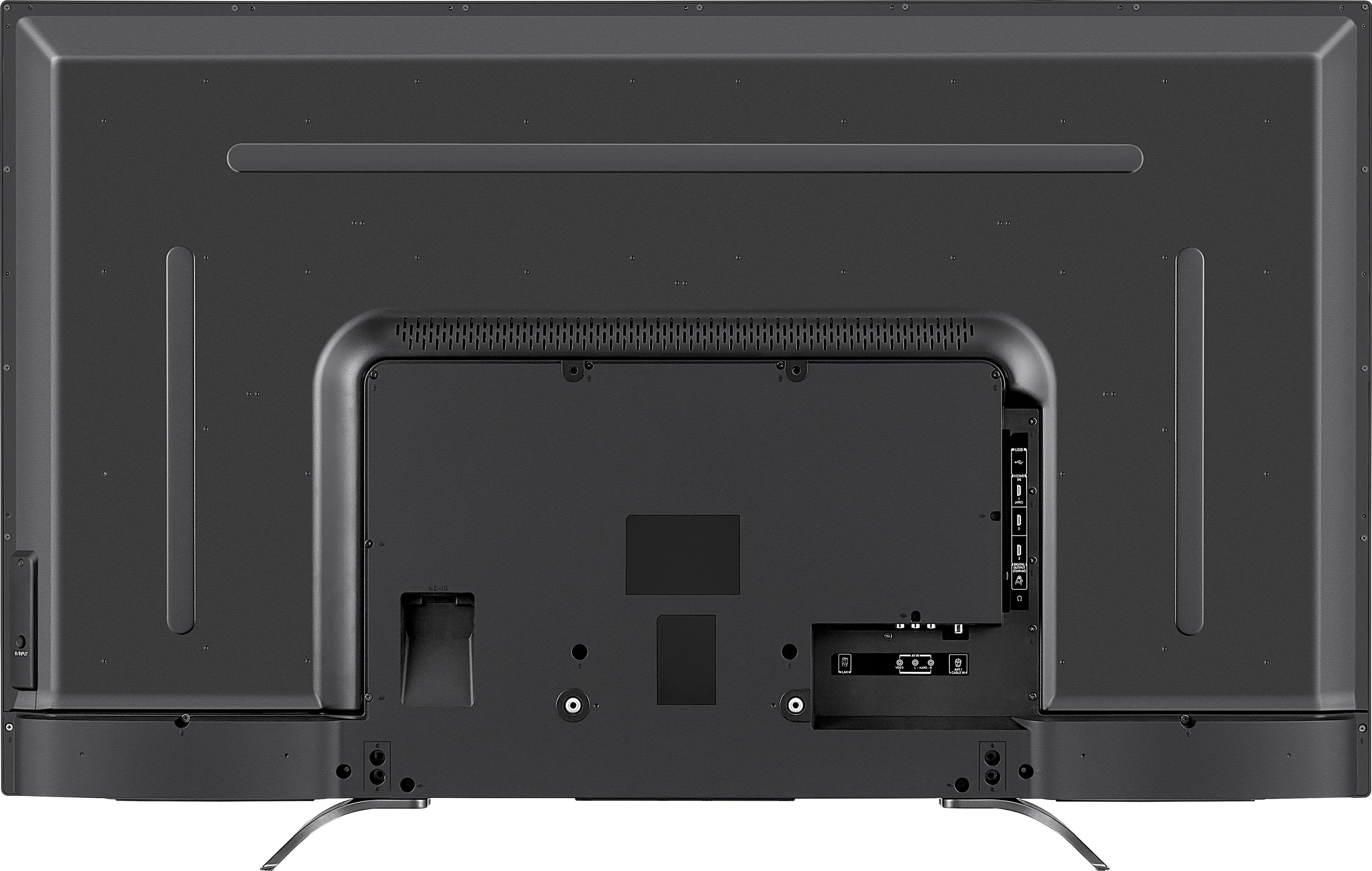 Back. Toshiba - 55" Class - LED - 2160p - with Chromecast Built-in - 4K UHD TV with HDR - Black.