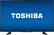 Front. Toshiba - 43" Class (42.5" Diag.) - LED - 1080p - with Chromecast Built-in - HDTV - Black.