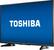 Left. Toshiba - 43" Class (42.5" Diag.) - LED - 1080p - with Chromecast Built-in - HDTV - Black.