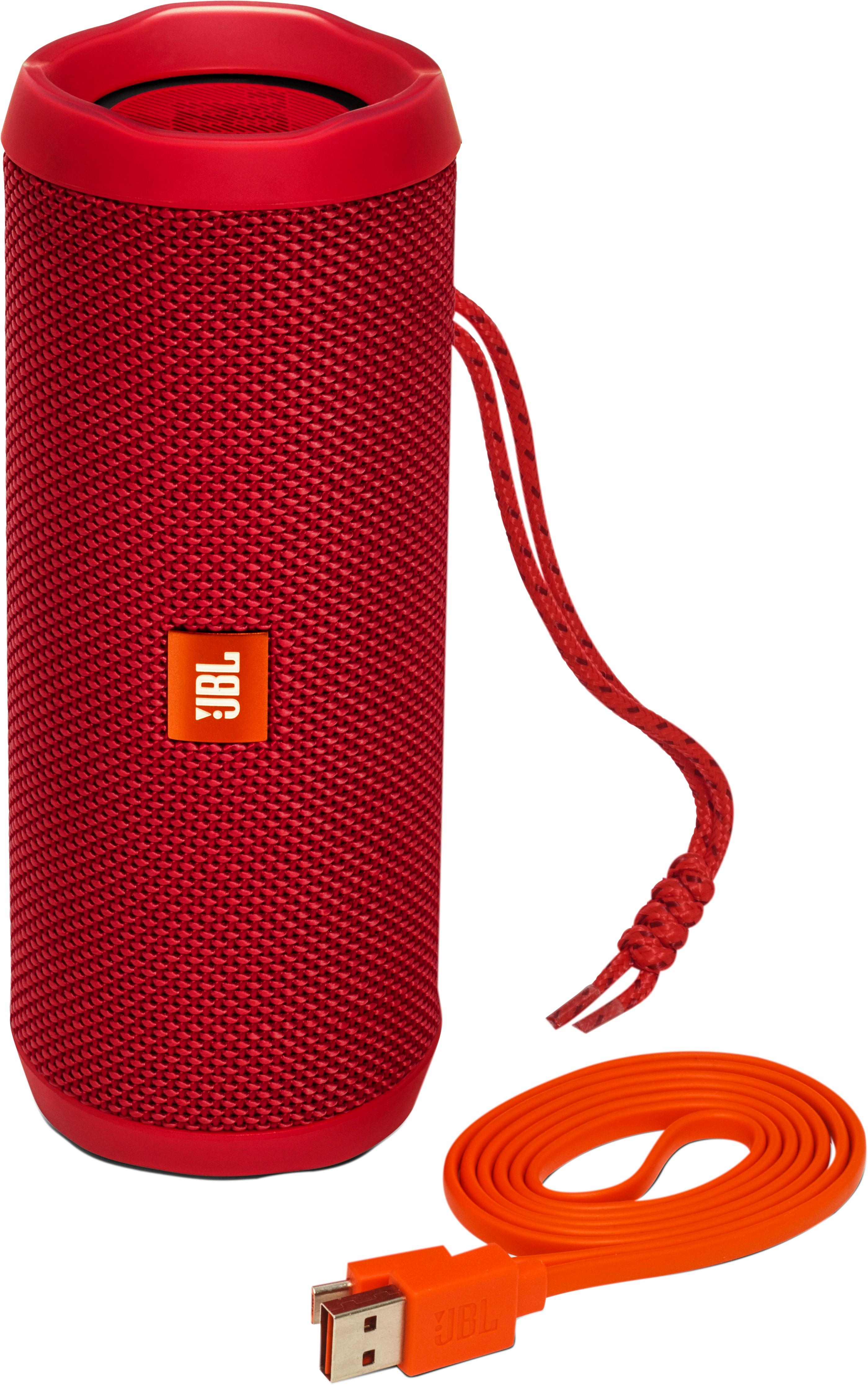 Best Buy JBL Flip 4 Portable Bluetooth Speaker Red JBLFLIP4REDAM