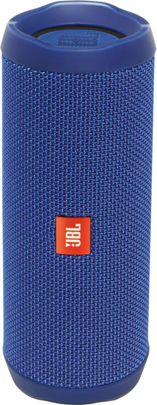 Best Buy: JBL Flip 4 Portable Bluetooth Speaker Blue JBLFLIP4BLUAM