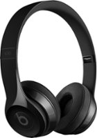 Beats by Dr. Dre - Geek Squad Certified Refurbished Beats Solo3 Wireless Headphones - Gloss Black - Angle_Zoom