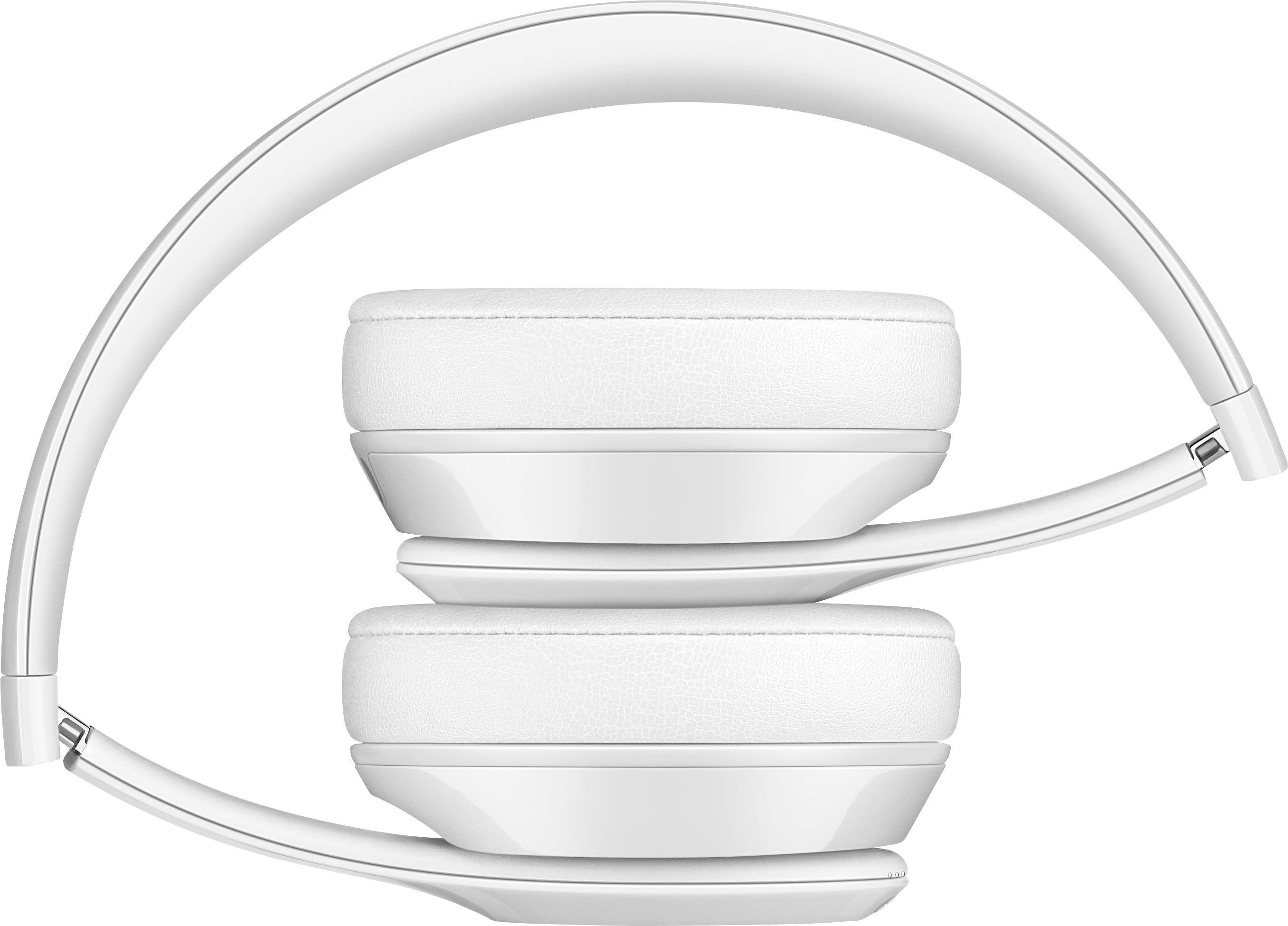 Alt View 12. Beats - Geek Squad Certified Refurbished Beats Solo3 Wireless Headphones - Gloss White.