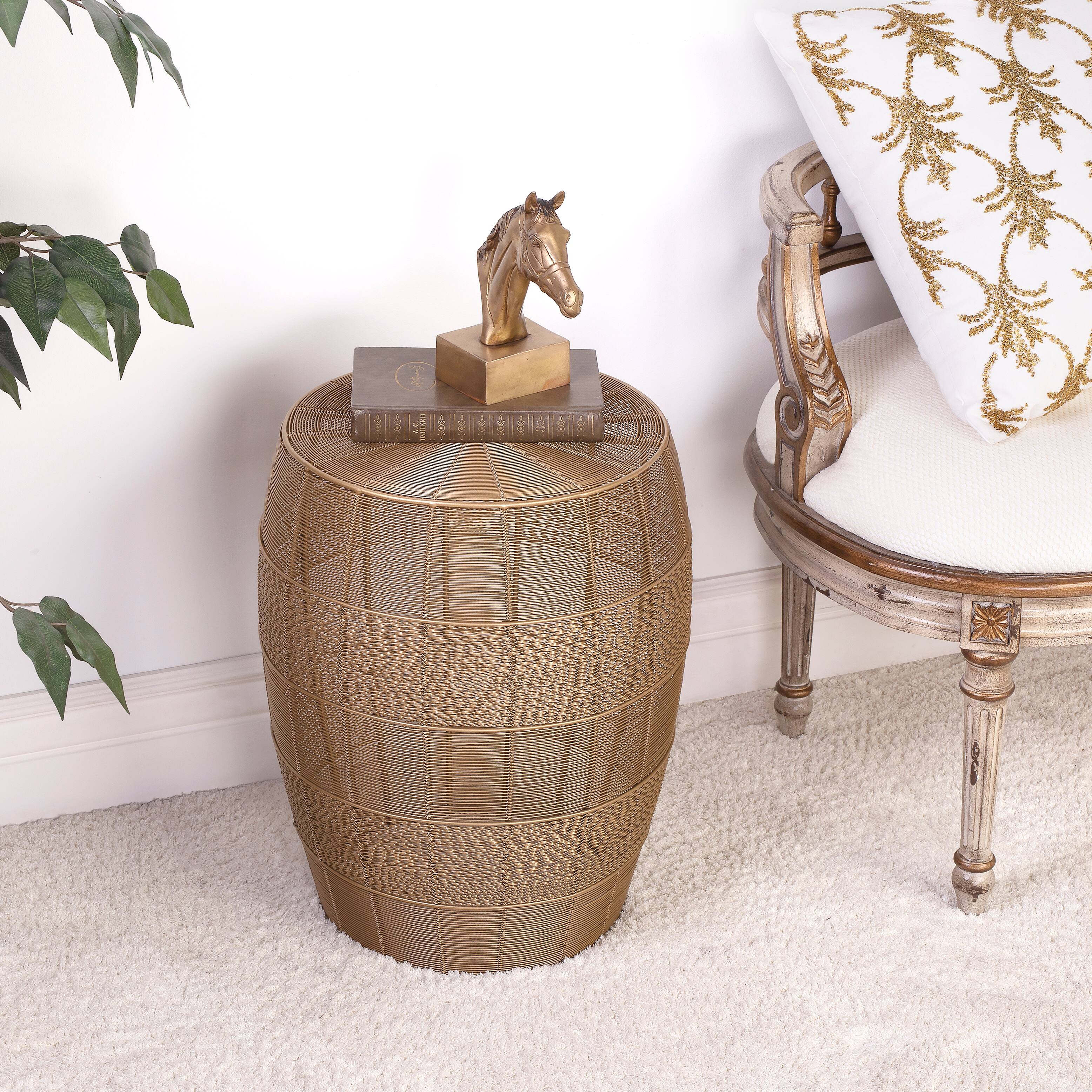 Alt View 7. Butler Specialty - Bellarose Metal Side Table - Gold.