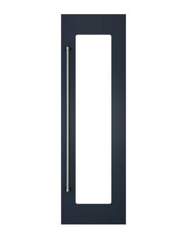 24"W. Door Panel for Viking Veil FDWCIC7240R Right Hinge Wine Models - Slate Blue