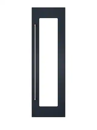 Front. Viking - 24"W. Door Panel for Viking Veil FDWCIC7240R Right Hinge Wine Models - Slate Blue - Slate Blue.