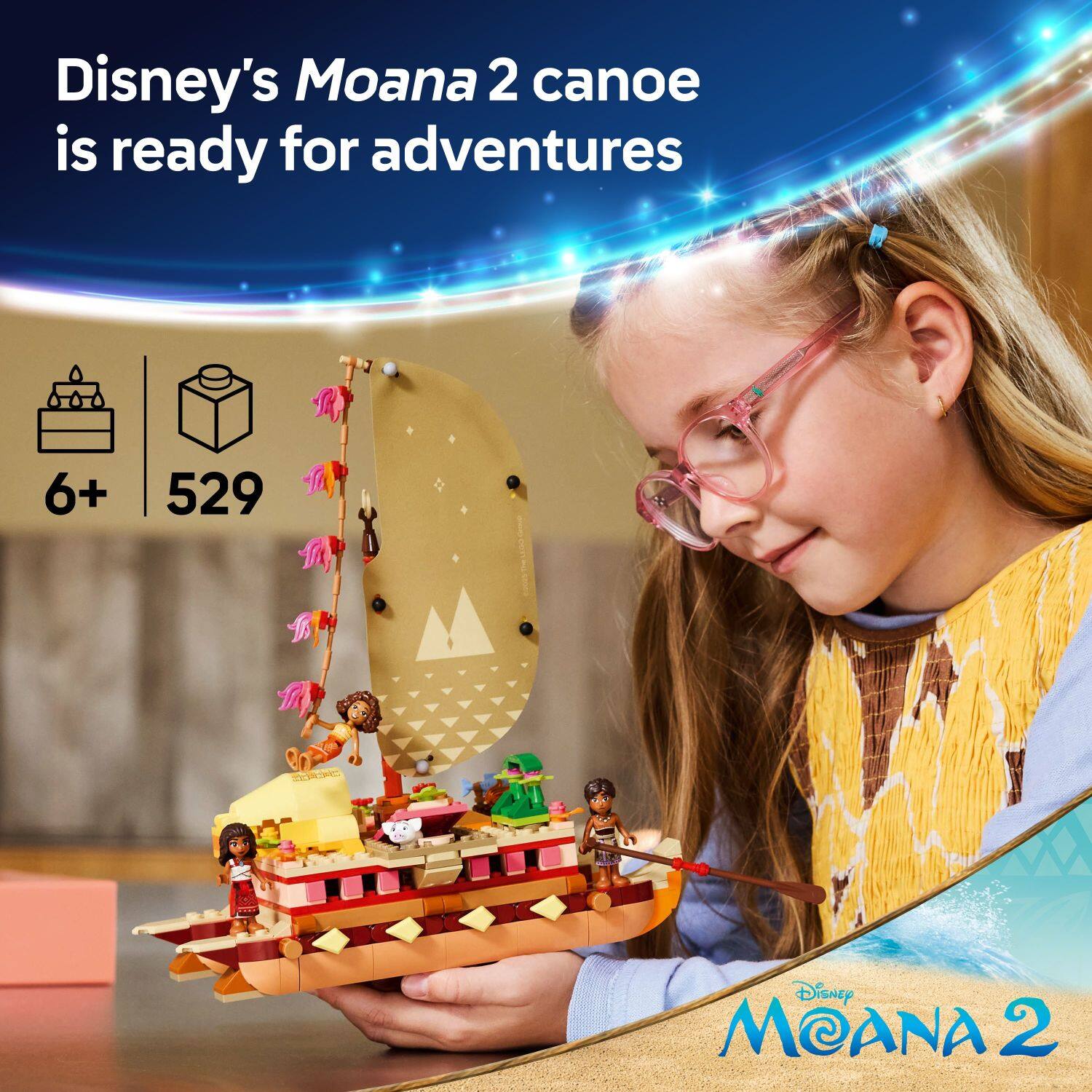 Disney's Moana 2 canoe is ready for adventures.