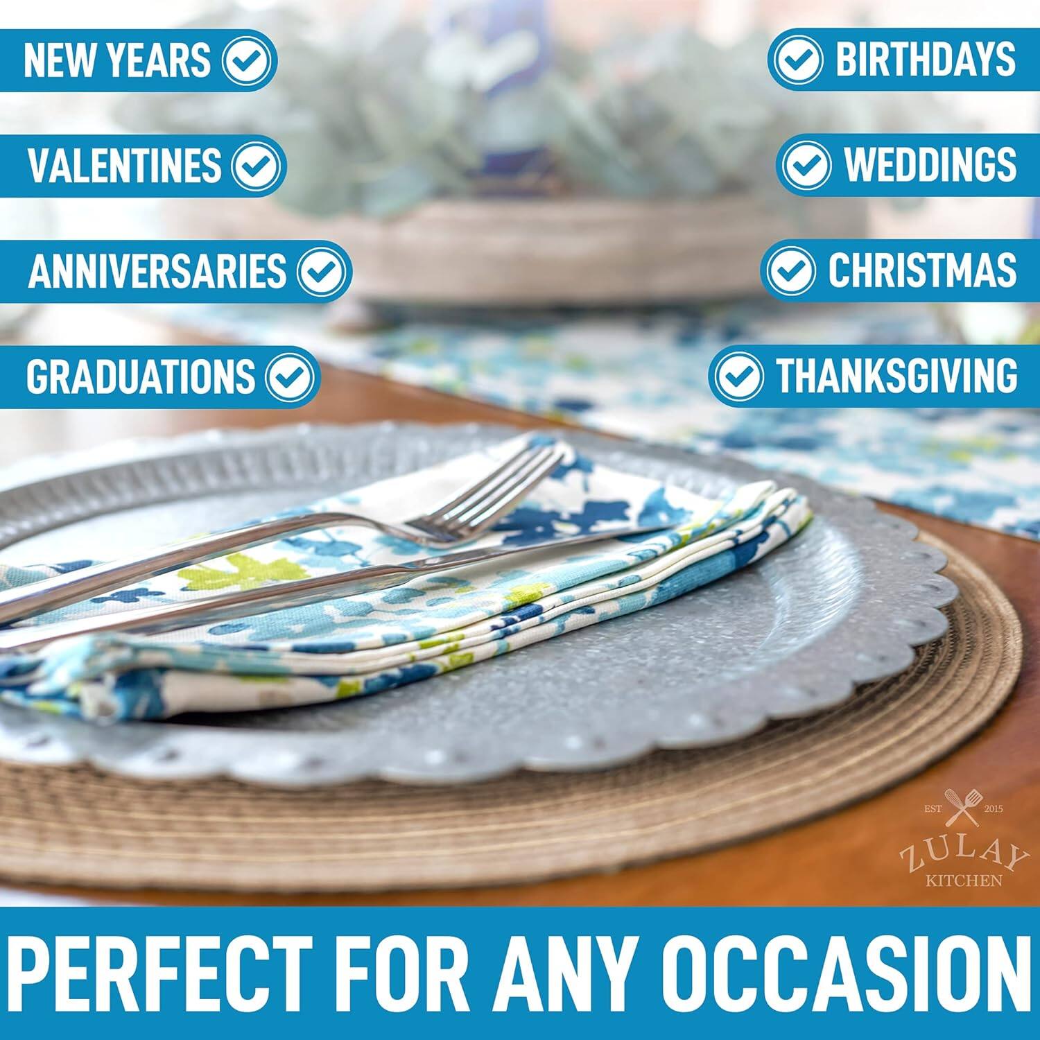 The text in the image can be grouped and corrected as follows:

- NEW YEARS
- VALENTINES
- ANNIVERSARIES
- GRADUATIONS
- BIRTHDAYS
- WEDDINGS
- CHRISTMAS
- THANKSGIVING

Perfect for any occasion.