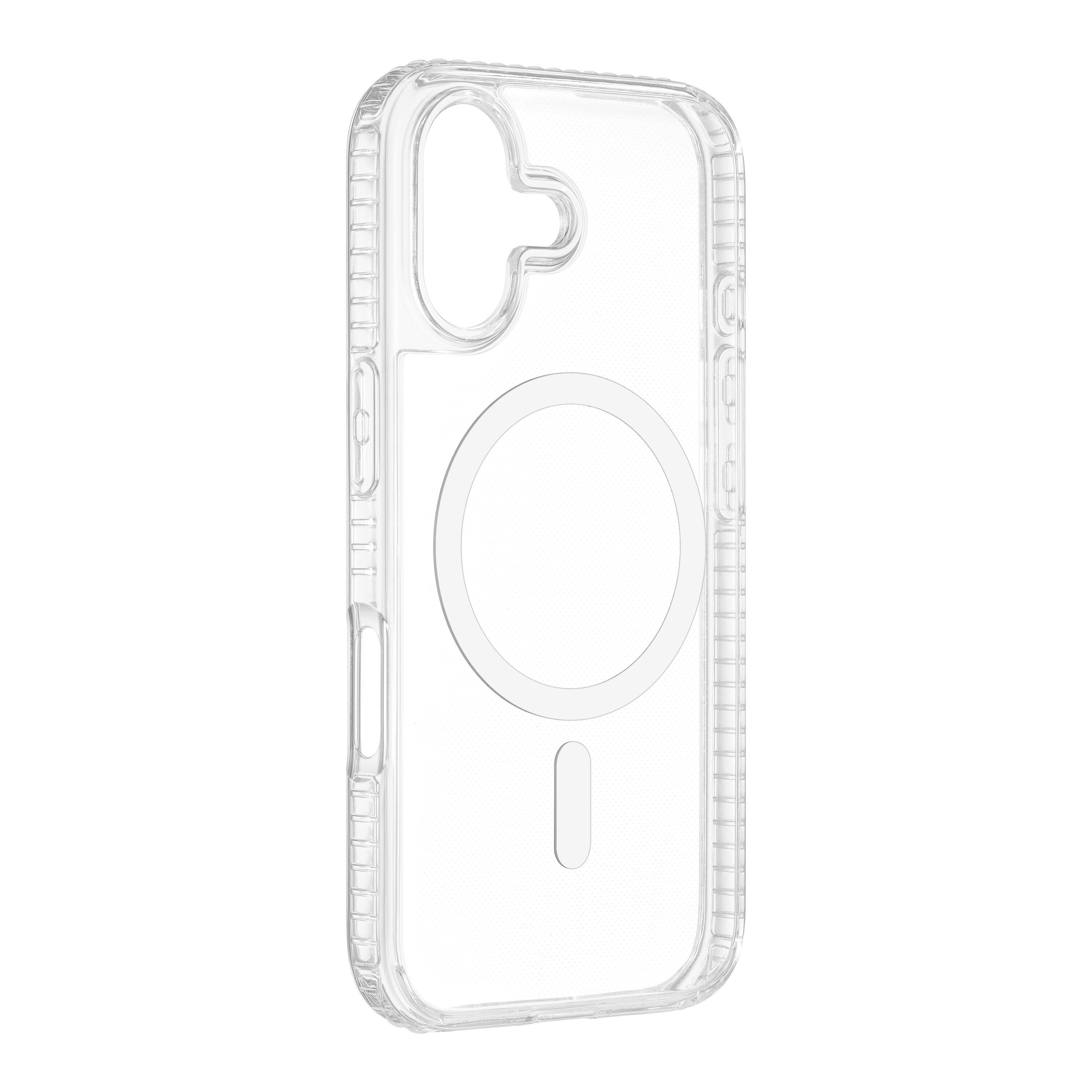 Alt View 19. Insignia™ - Hard-Shell Case with MagSafe for iPhone 16 - Clear.