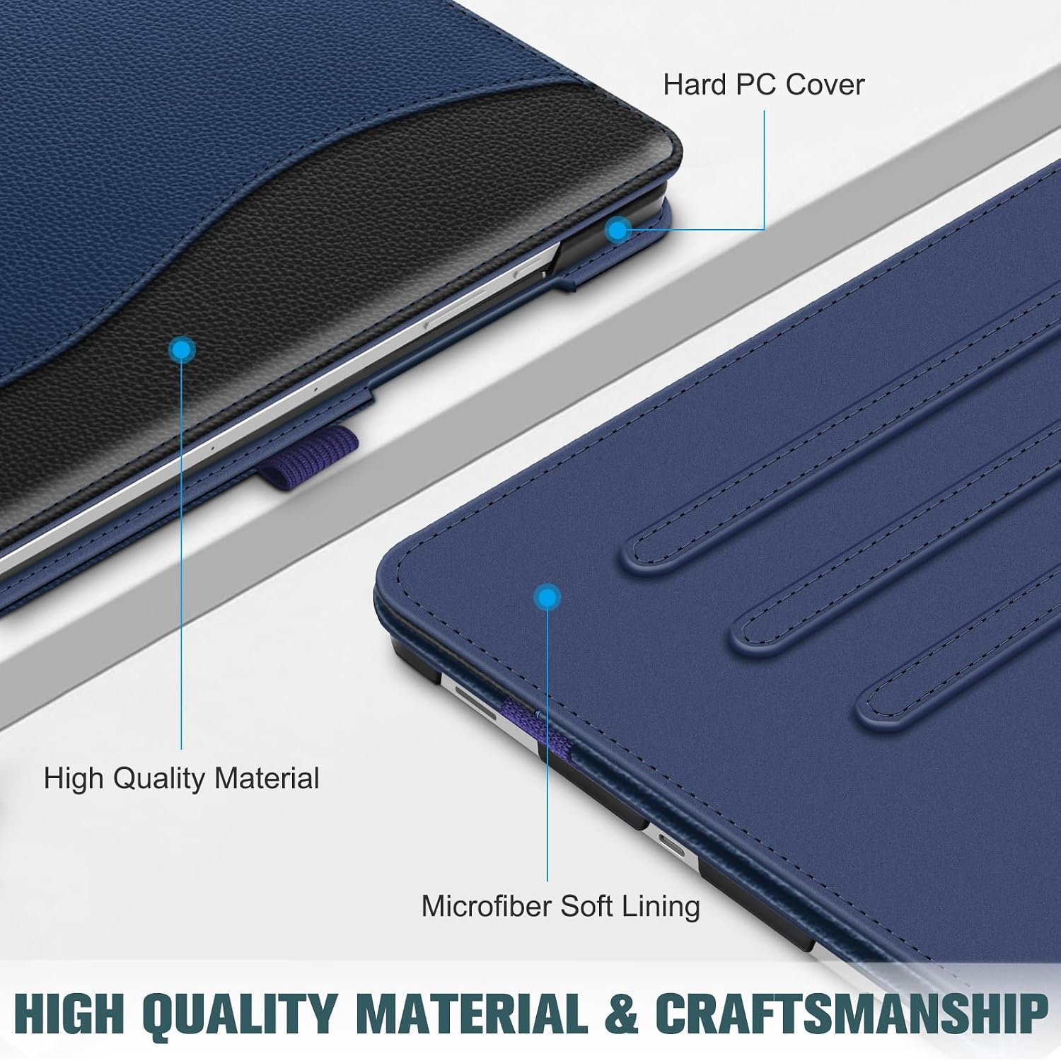 Hard PC Cover  
High Quality Material  
Microfiber Soft Lining  
HIGH QUALITY MATERIAL & CRAFTSMANSHIP