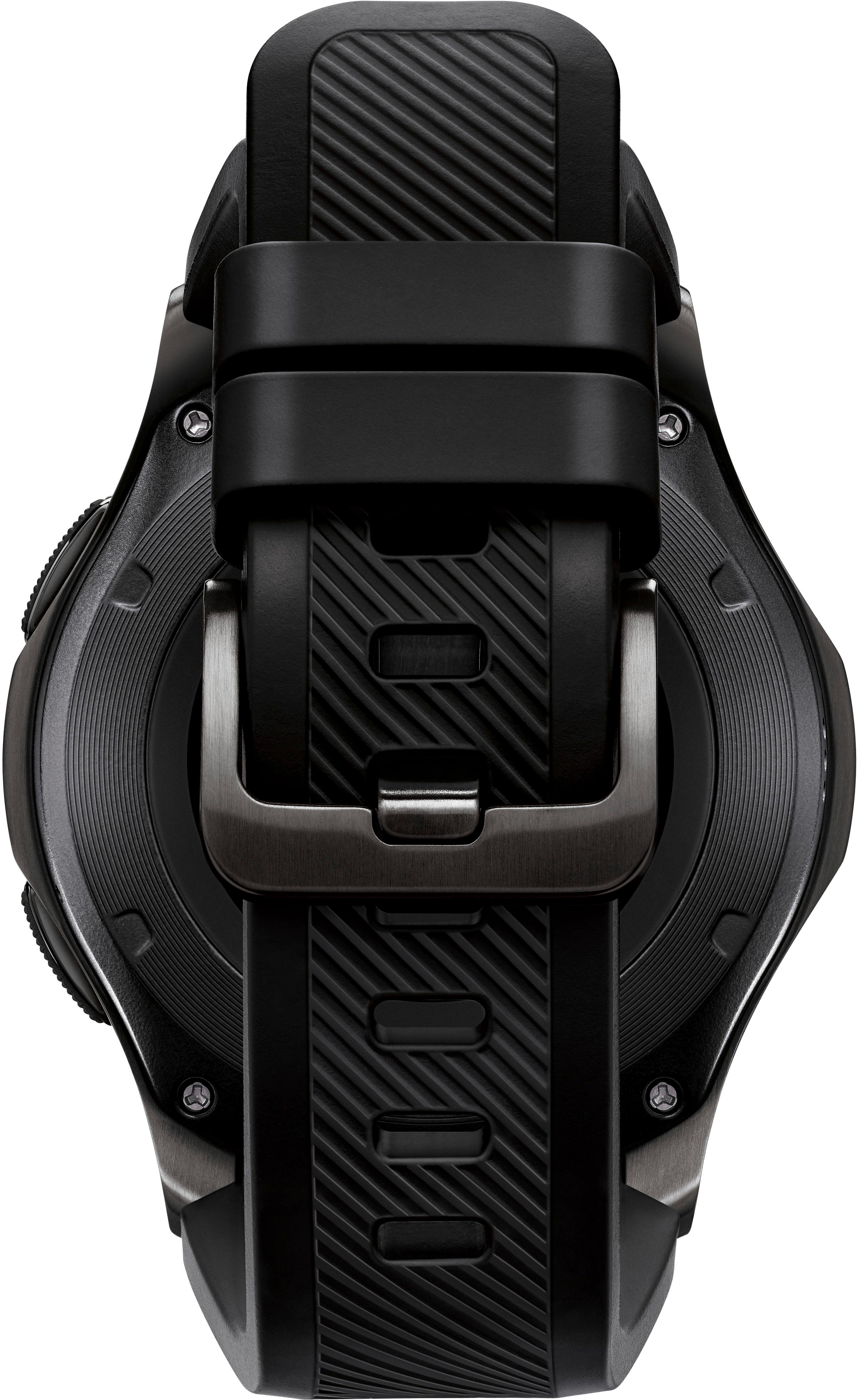 Villig positur ur Samsung Geek Squad Certified Refurbished Gear S3 Frontier Smartwatch 46mm  Stainless Steel Black GSRF-SM-R760NDAAXAR - Best Buy