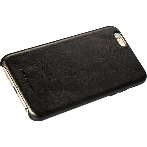 JISONCASE - Case for Apple® iPhone® 6 Plus and 6s Plus - Black - Larger Front