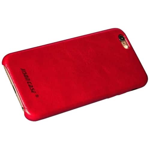 JISONCASE - Case for Apple® iPhone® 6 Plus and 6s Plus - Red - Larger Front