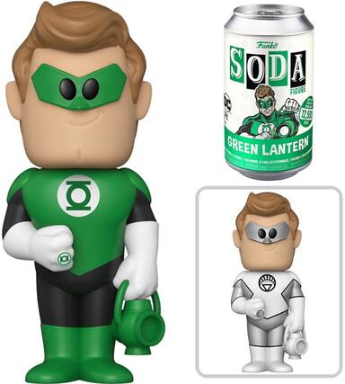 a Funko SODA S O D A FIGURE CC 12,50 KR GREEN LANTERN EO PORL I J FROUSA FIOUVINE A COLLECTIONNER ADVERTENCA ASTENTION ON A AD GANGER ETRUFMENT O