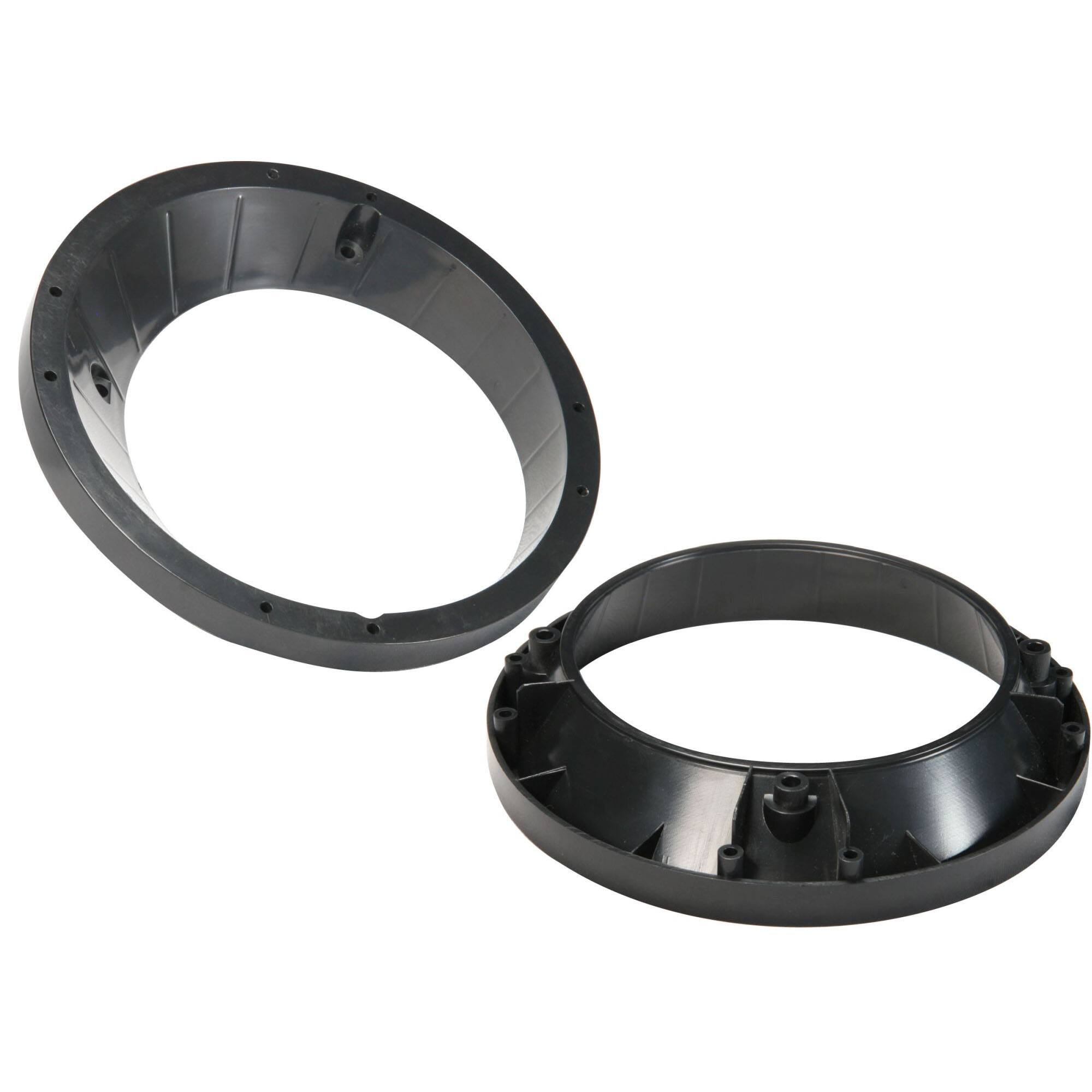 Front. ARC Audio - Arc Audio 6.5” Adapter Rings - Black/Gray.