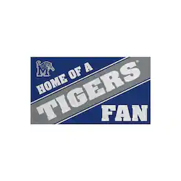 Evergreen Enterprises - Memphis Tigers 16" x 28" Home of a Fan Indoor/Outdoor Logo Turf Mat - Multicolor