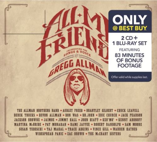  All My Friends: Celebrating the Songs &amp; Voice of Gregg Allman [Best Buy Exclusive] [CD &amp; Blu-Ray]