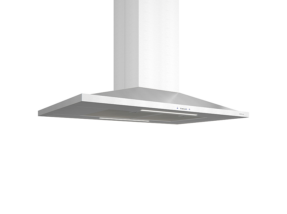 Angle View: Thermador - PROFESSIONAL SERIES 42" Externally Vented Range Hood - Stainless steel