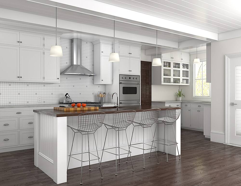 Best Buy Zephyr 35 inches Convertible Wall Range Hood White ZSAM90DW