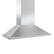 Left. Zephyr - Siena Pro 42 in. External Wall Mount Range Hood - Stainless Steel.